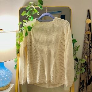 H&M Cream Knit Winter Sweater